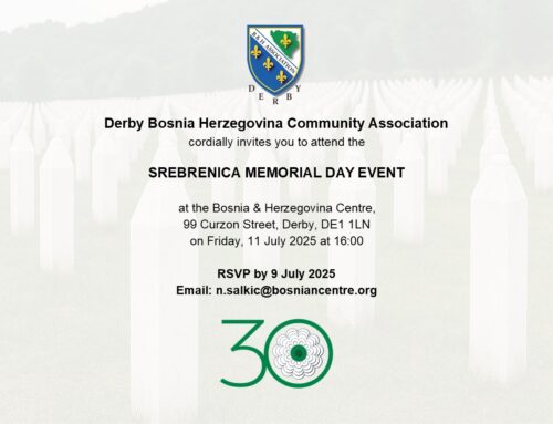 Srebrenica Memorial Day Invitation